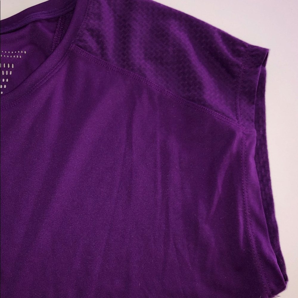 Champion purple sport top shirt exercise xl - Picture 2 of 4